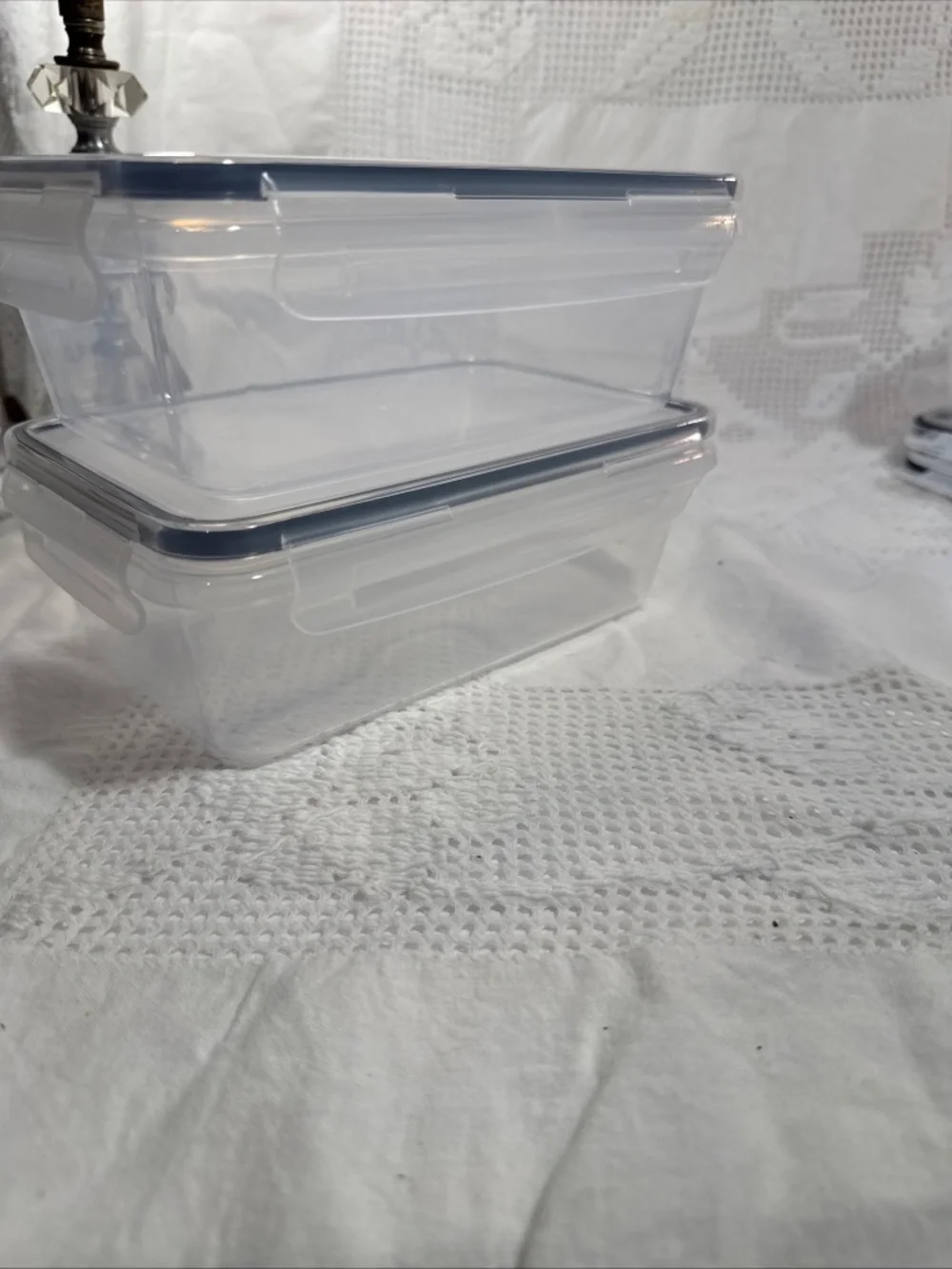 Plastic Storage Containers with snap lids